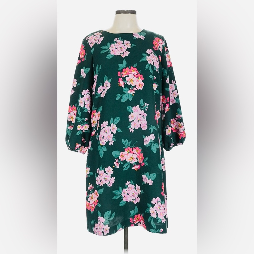 Ann Taylor Floral Green Dress